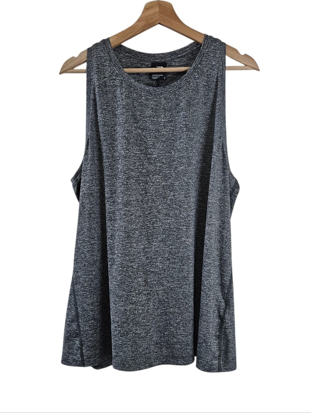 The North Face Heather Gray Stretchy Cool Tank Top Womens Size XL